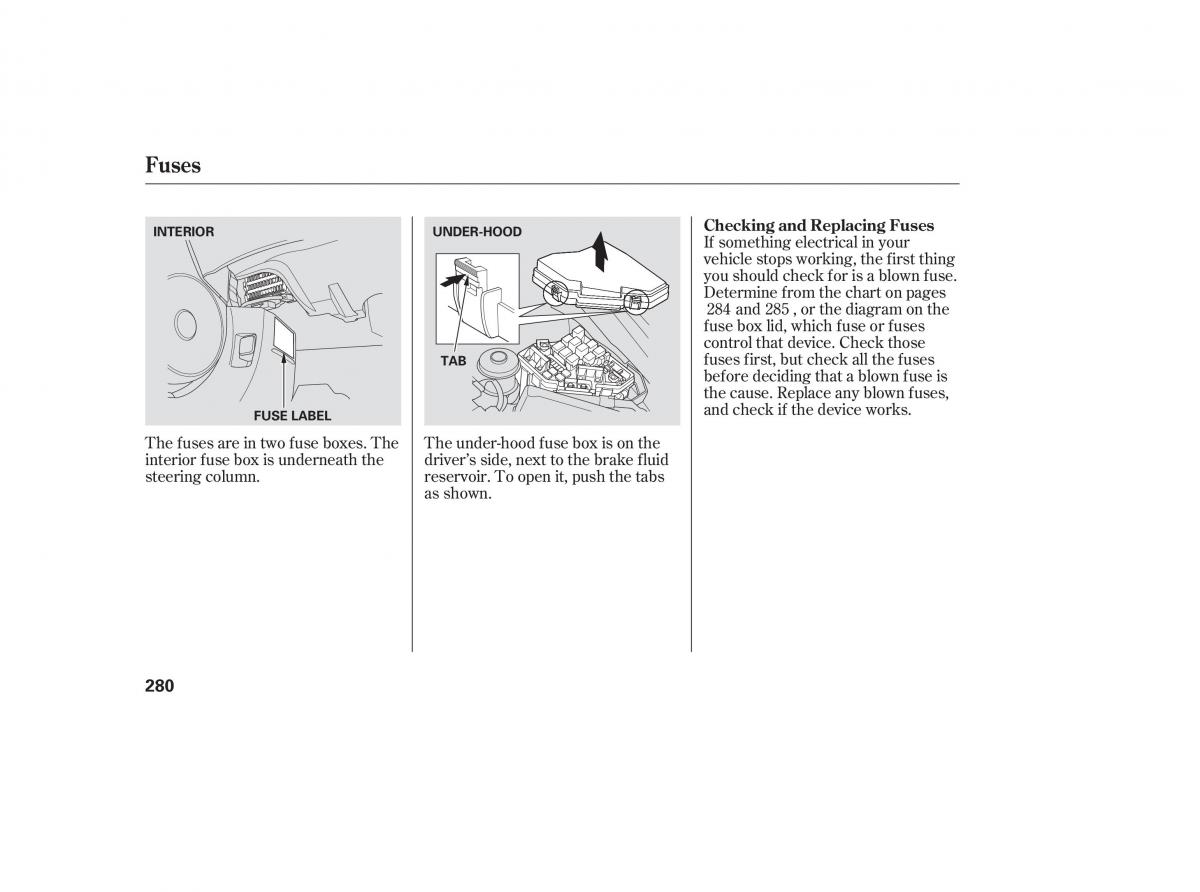 Honda Civic VIII 8 owners manual / page 374