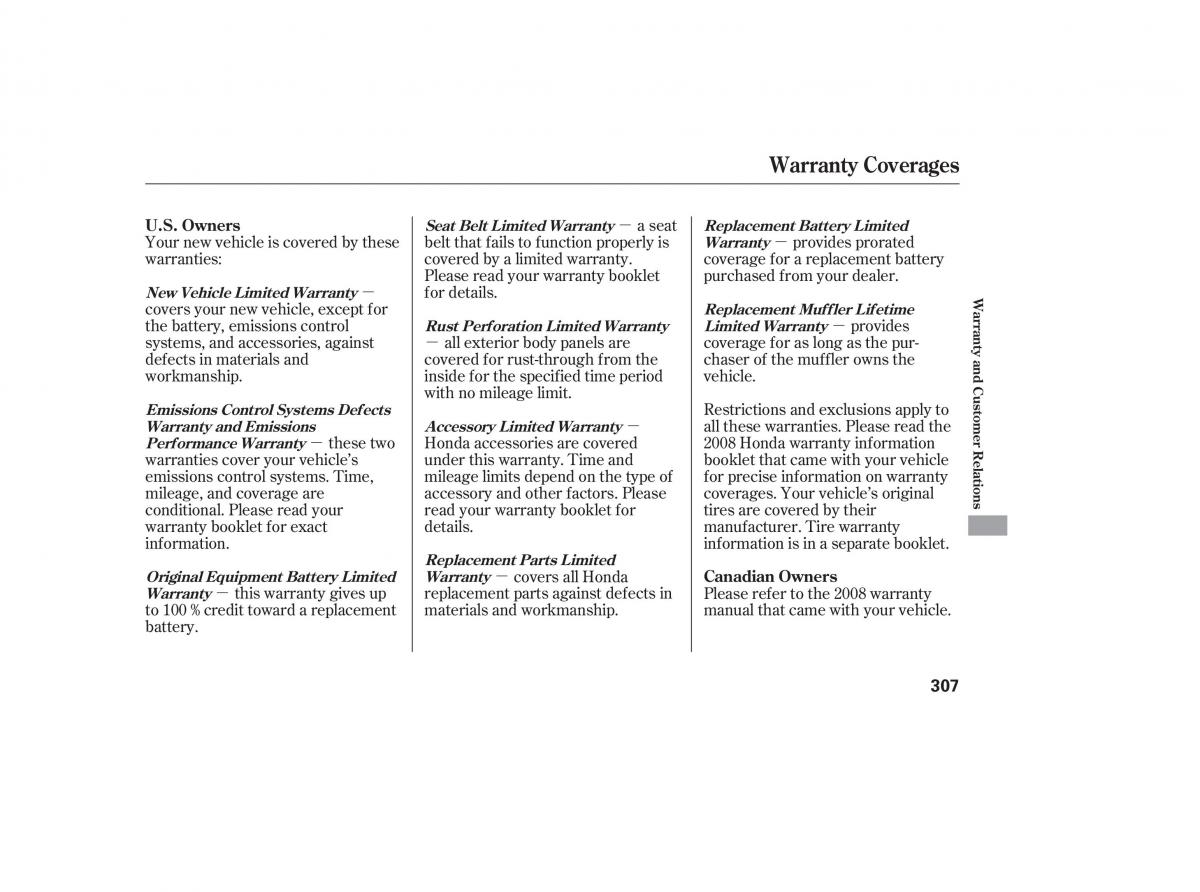 Honda Civic VIII 8 owners manual / page 400