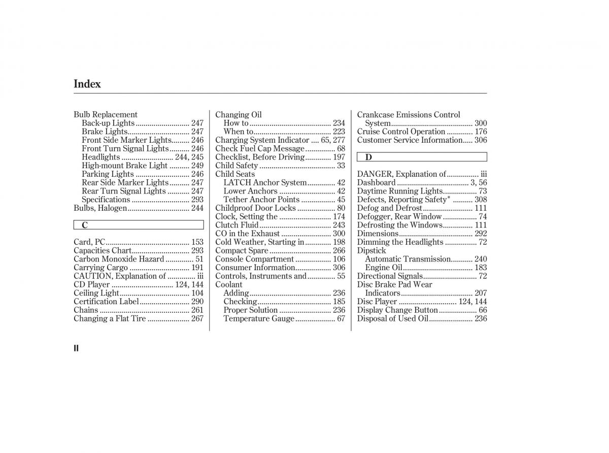 Honda Civic VIII 8 owners manual / page 405