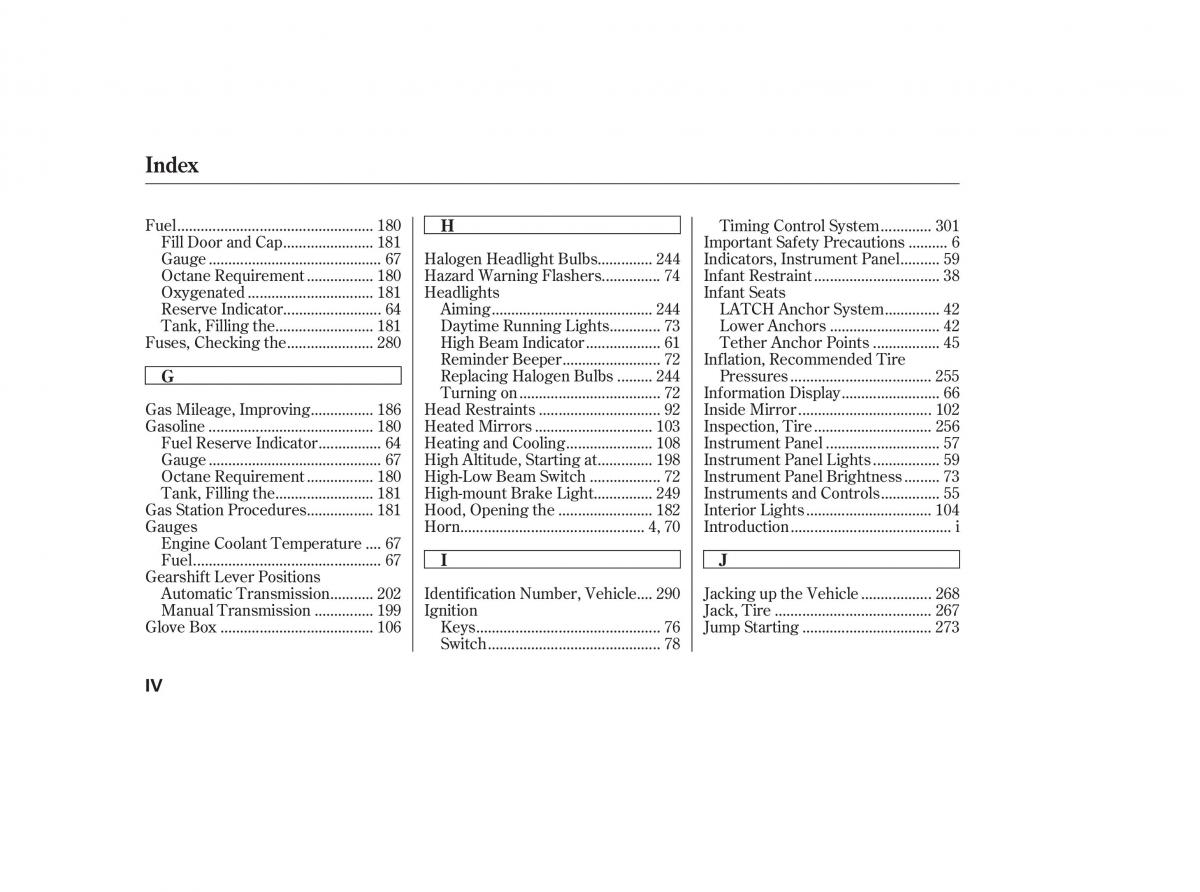 Honda Civic VIII 8 owners manual / page 407