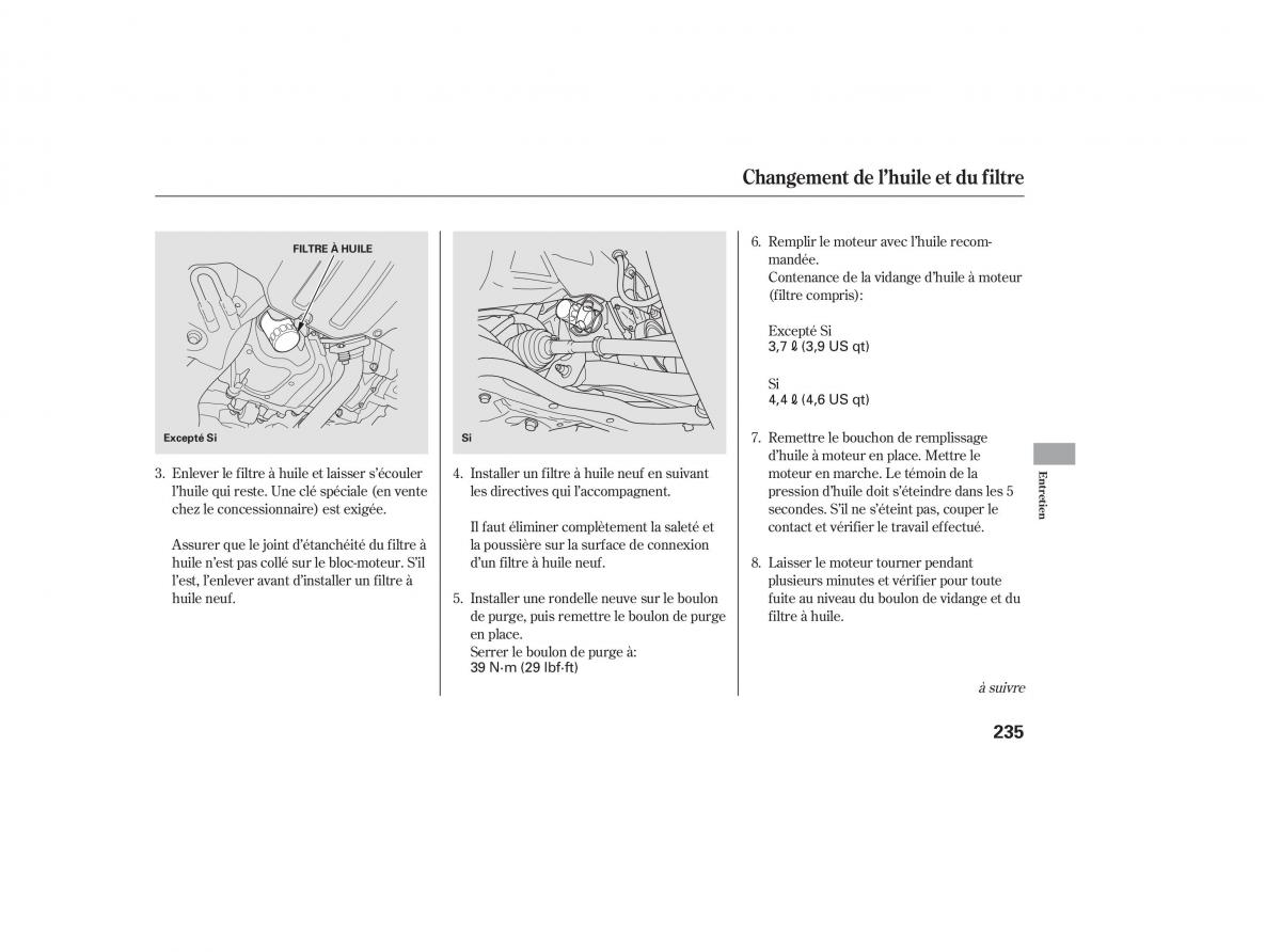 Honda Civic VIII 8 manuel du proprietaire / page 261