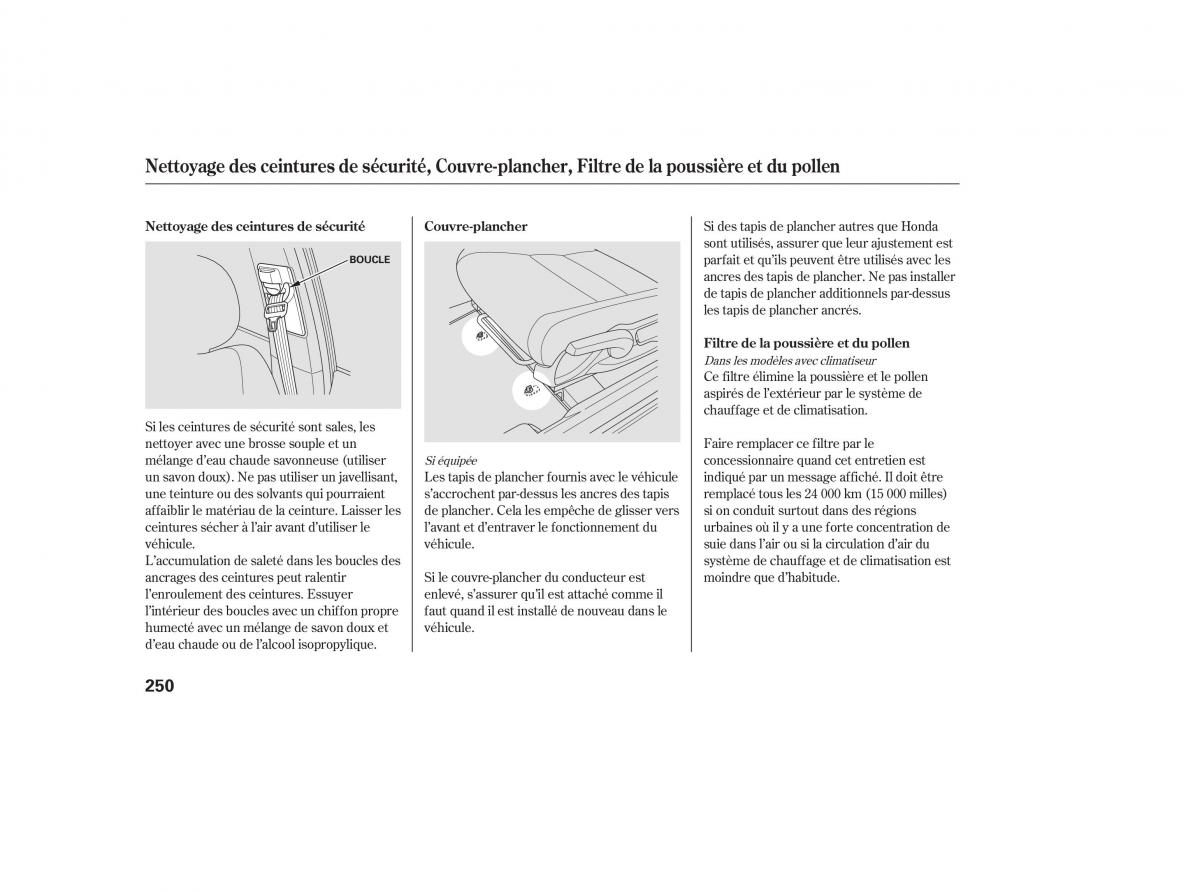 Honda Civic VIII 8 manuel du proprietaire / page 280