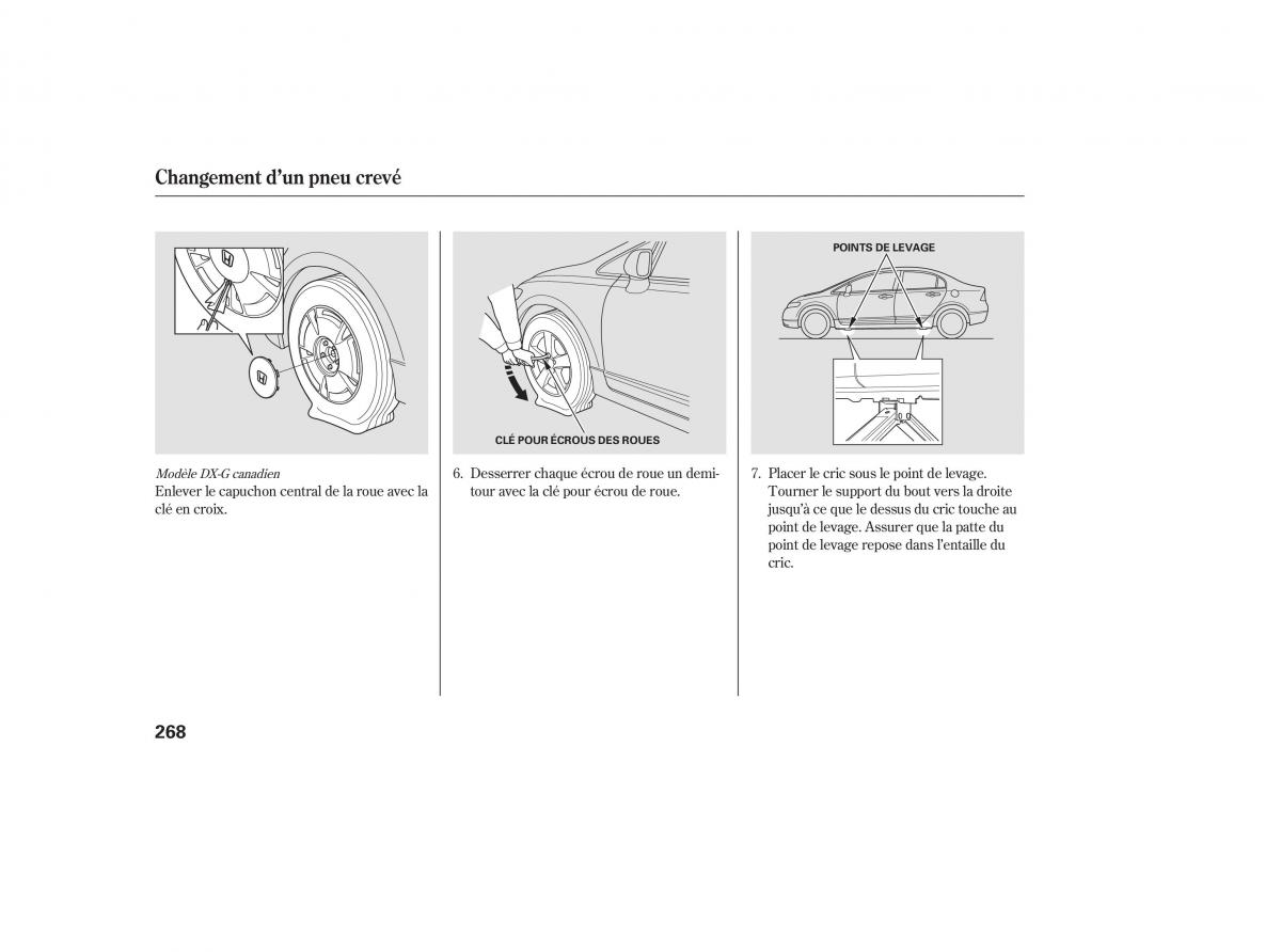 Honda Civic VIII 8 manuel du proprietaire / page 300