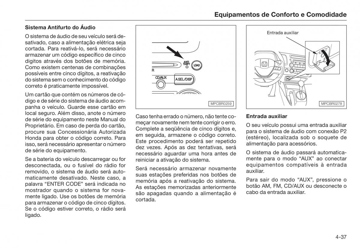 Honda Civic VIII 8 manual del propietario / page 112