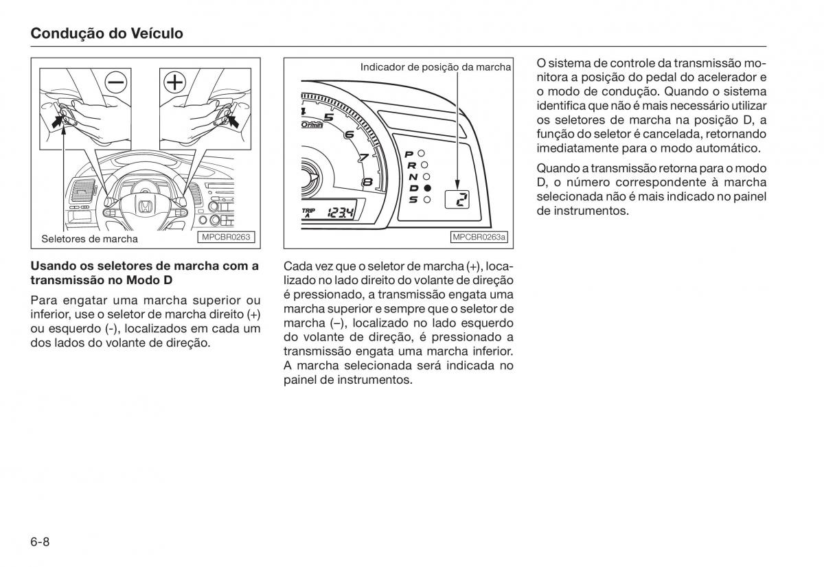 Honda Civic VIII 8 manual del propietario / page 136