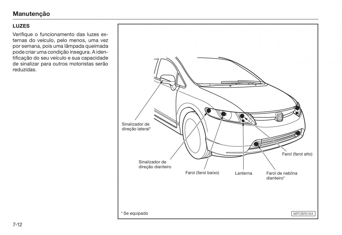 Honda Civic VIII 8 manual del propietario / page 156