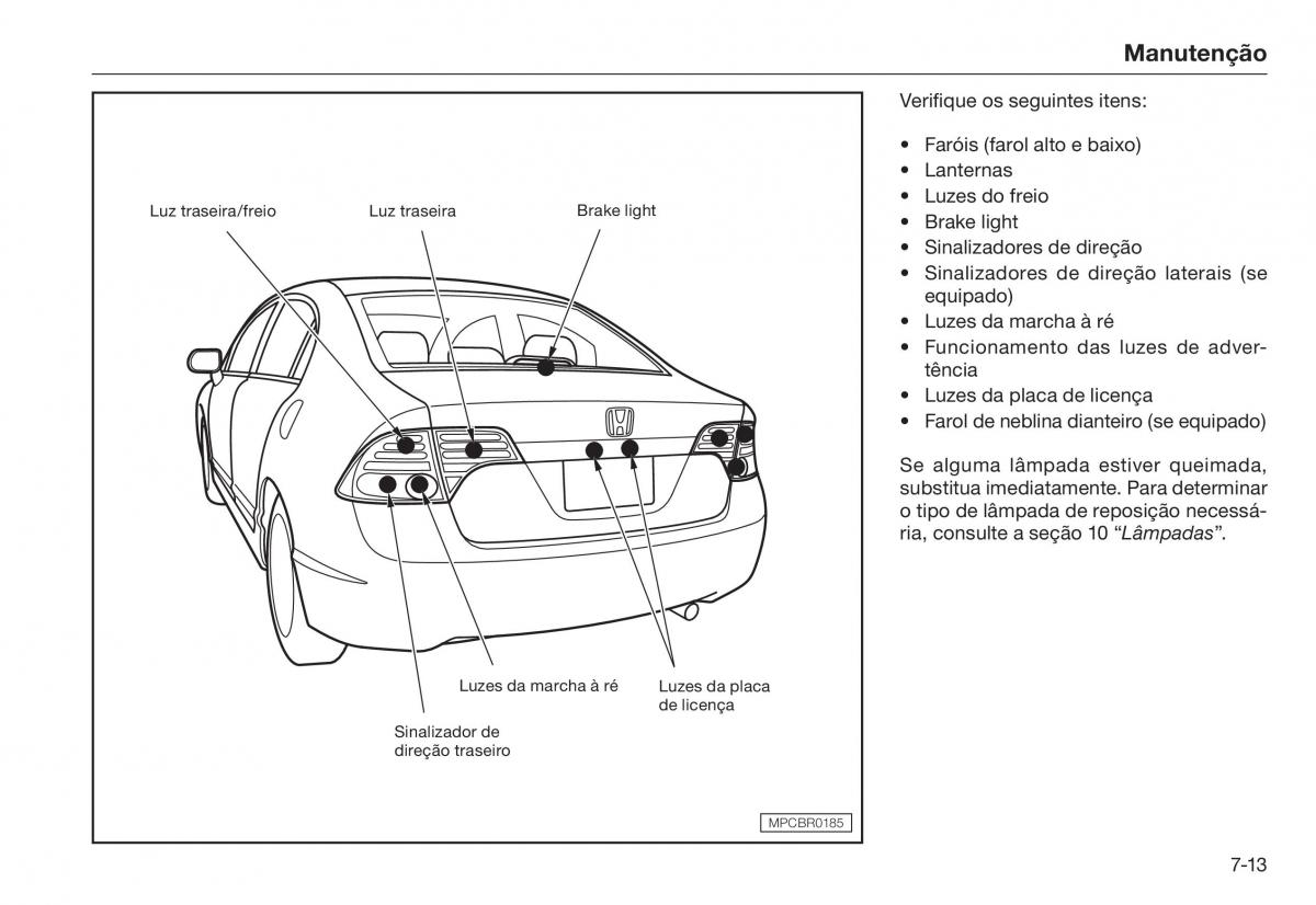 Honda Civic VIII 8 manual del propietario / page 157