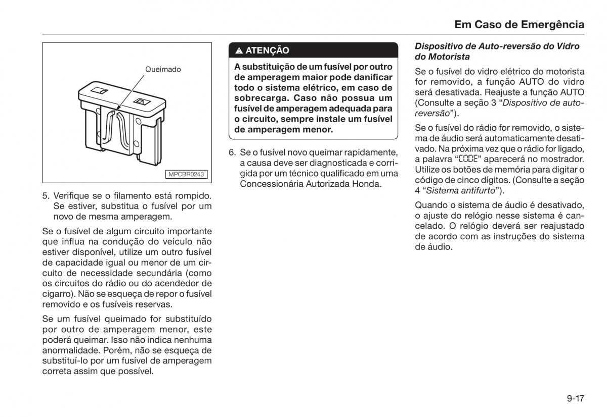 Honda Civic VIII 8 manual del propietario / page 200