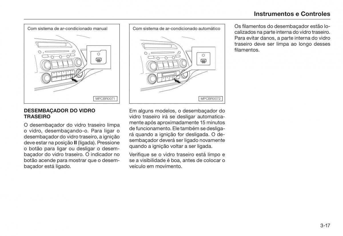 Honda Civic VIII 8 manual del propietario / page 42