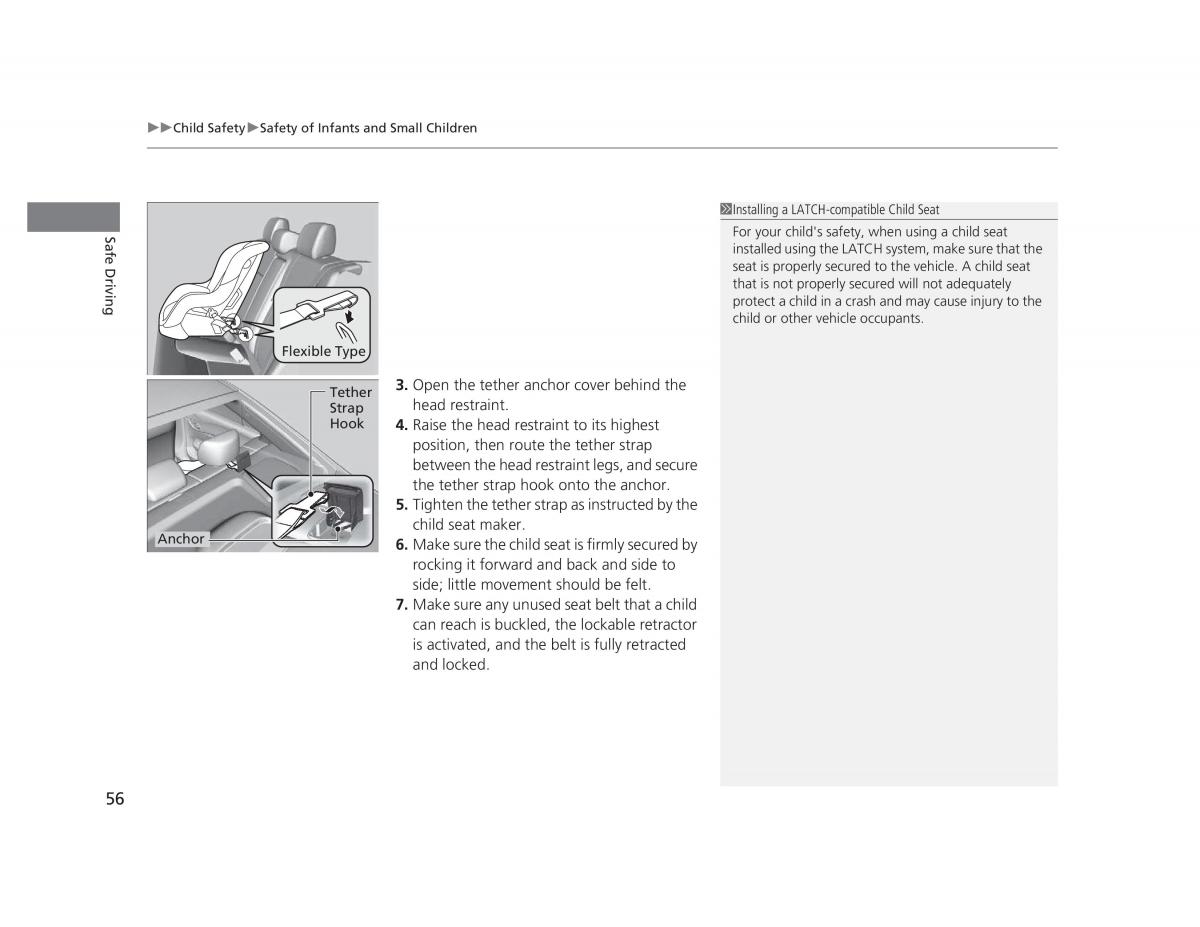 Honda Civic IX 9 owners manual / page 57