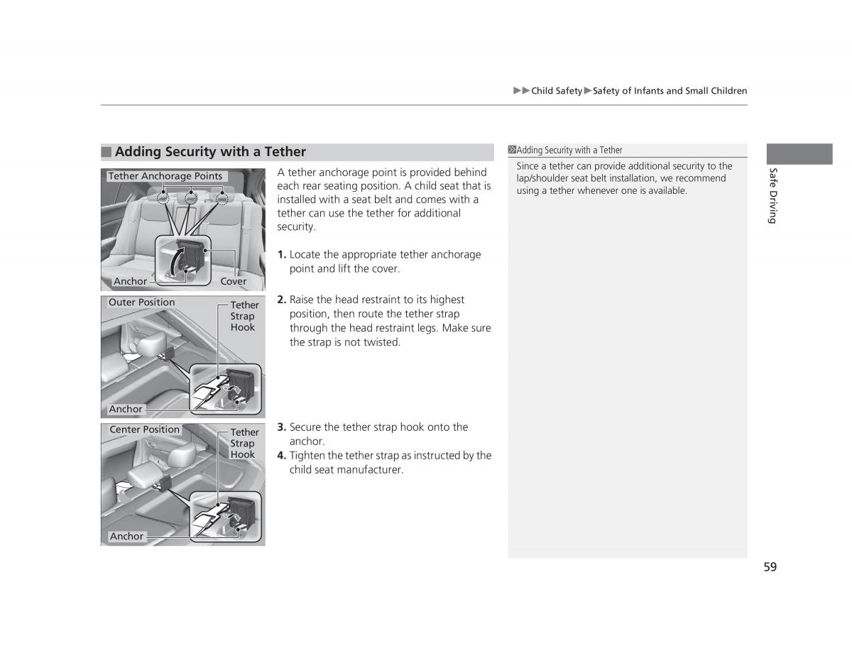 Honda Civic IX 9 owners manual / page 60