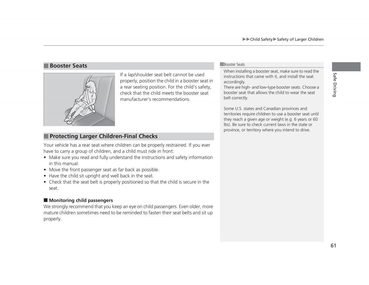 Honda Civic IX 9 owners manual / page 62