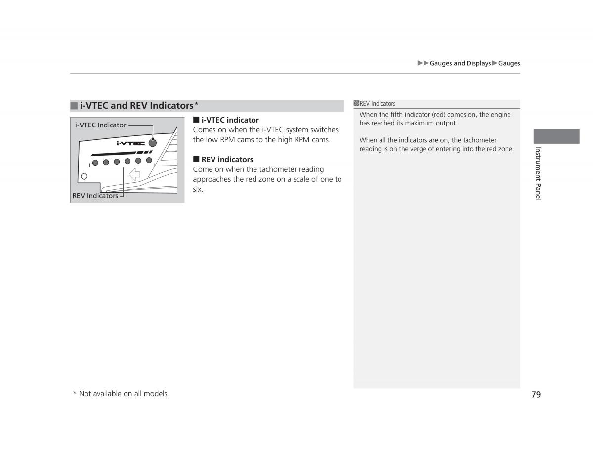 Honda Civic IX 9 owners manual / page 80