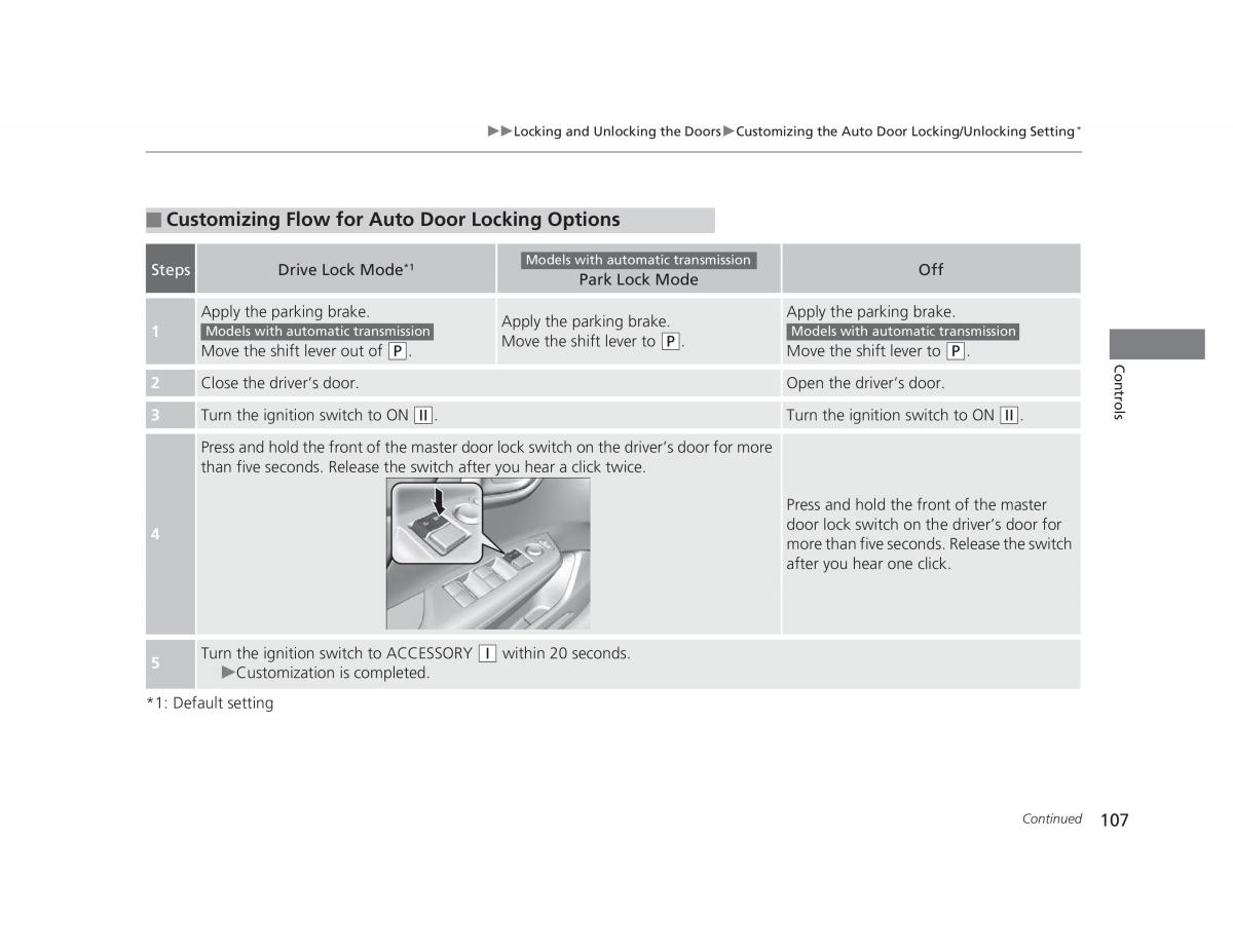 Honda Civic IX 9 owners manual / page 108