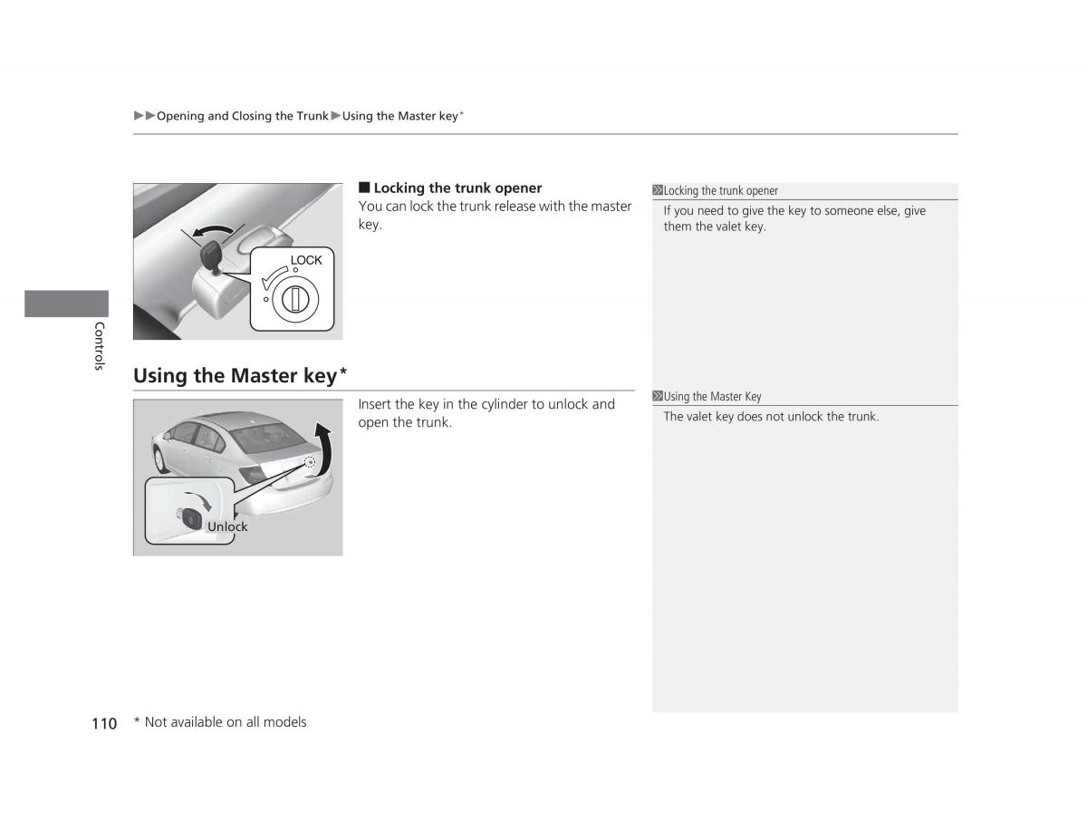 Honda Civic IX 9 owners manual / page 111