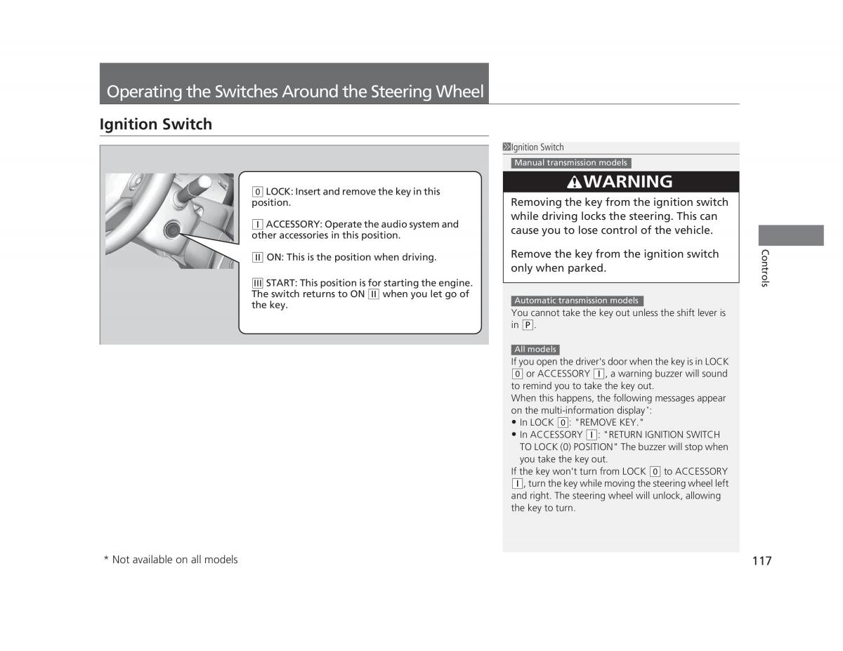 Honda Civic IX 9 owners manual / page 118