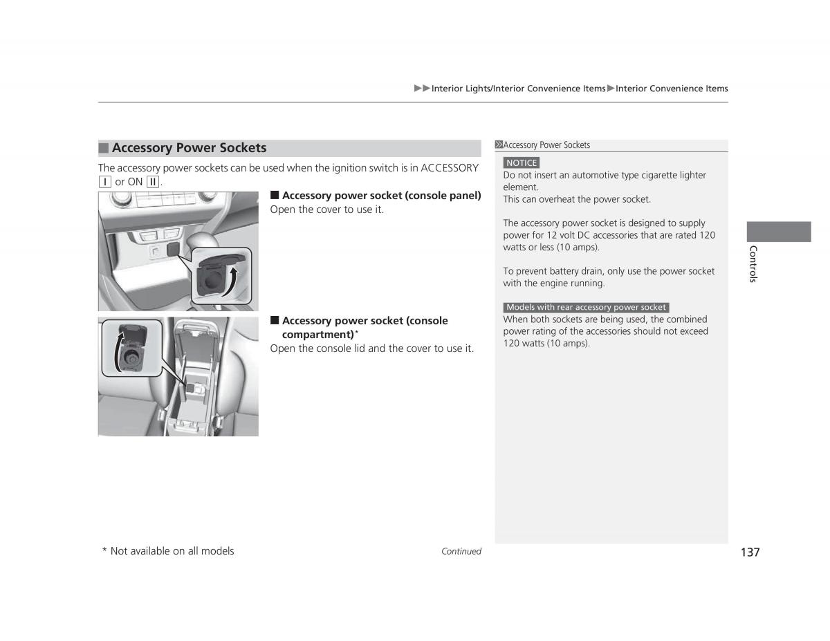 Honda Civic IX 9 owners manual / page 138