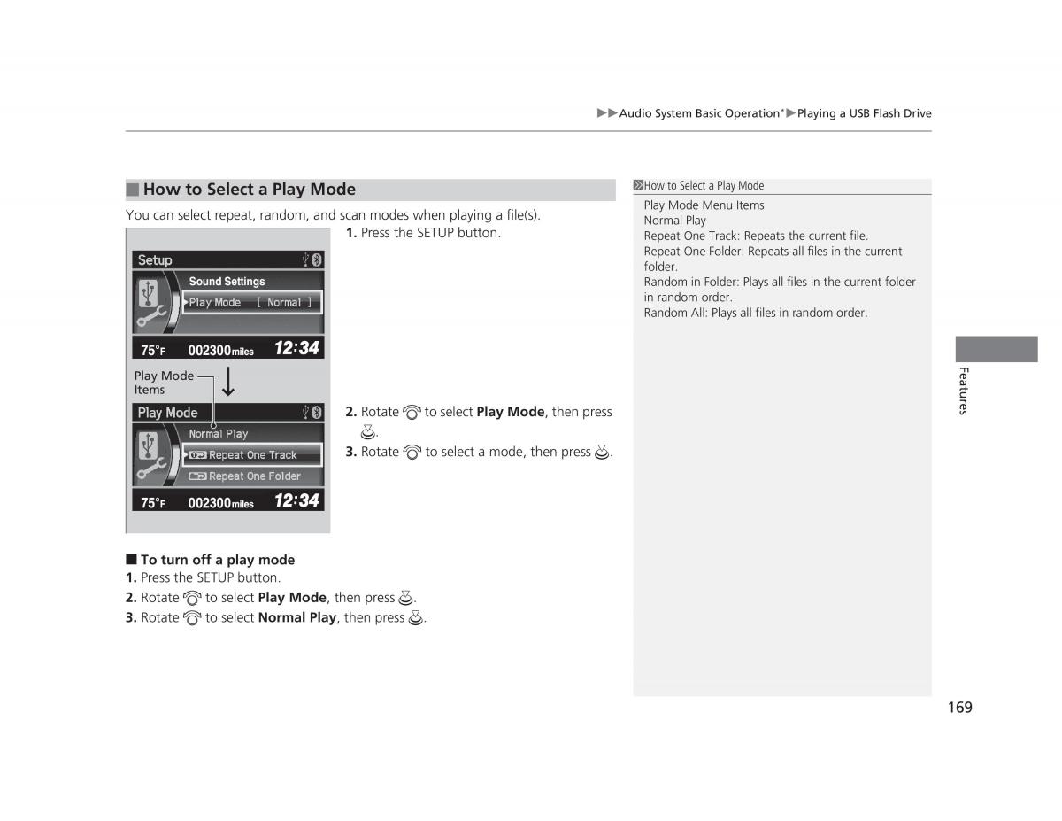 Honda Civic IX 9 owners manual / page 170