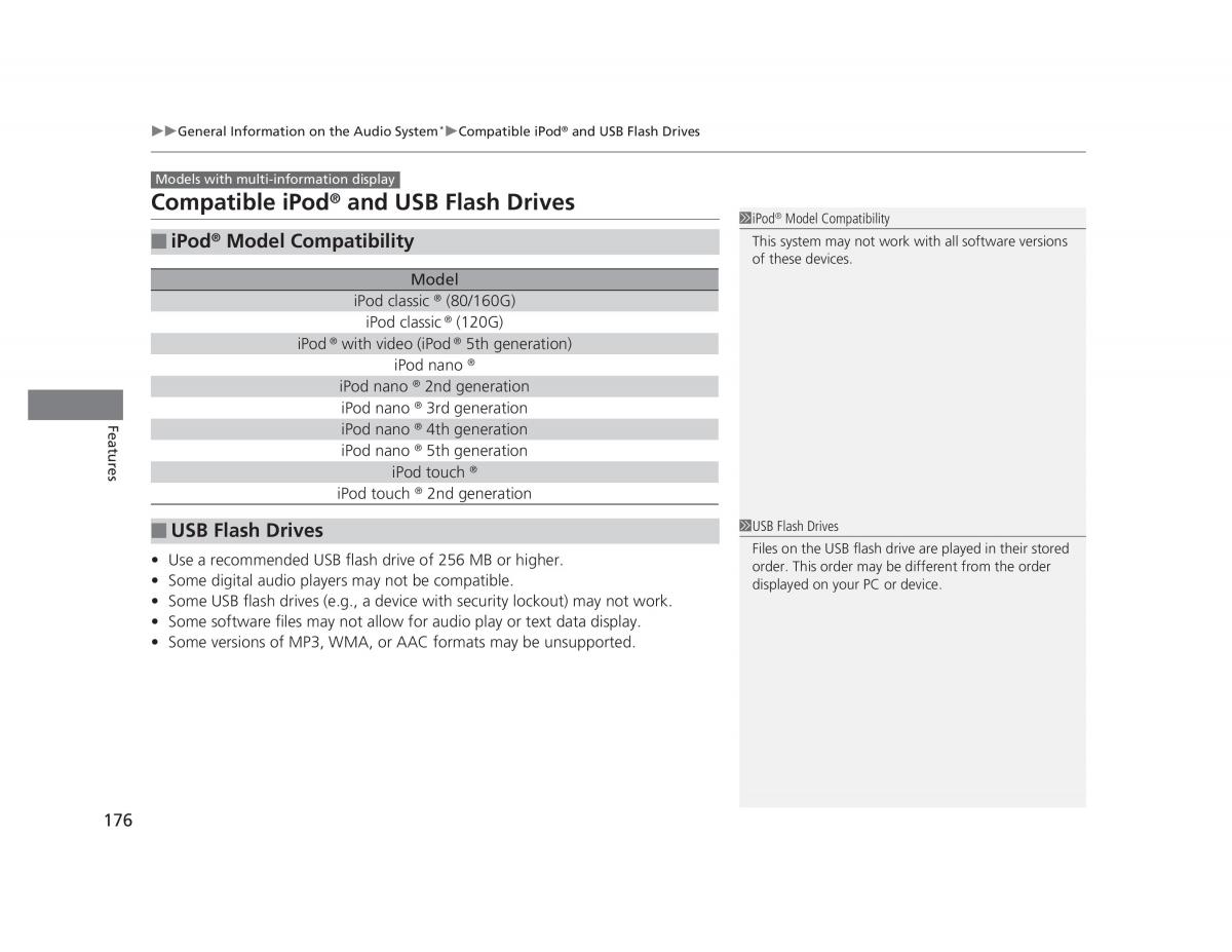 Honda Civic IX 9 owners manual / page 177