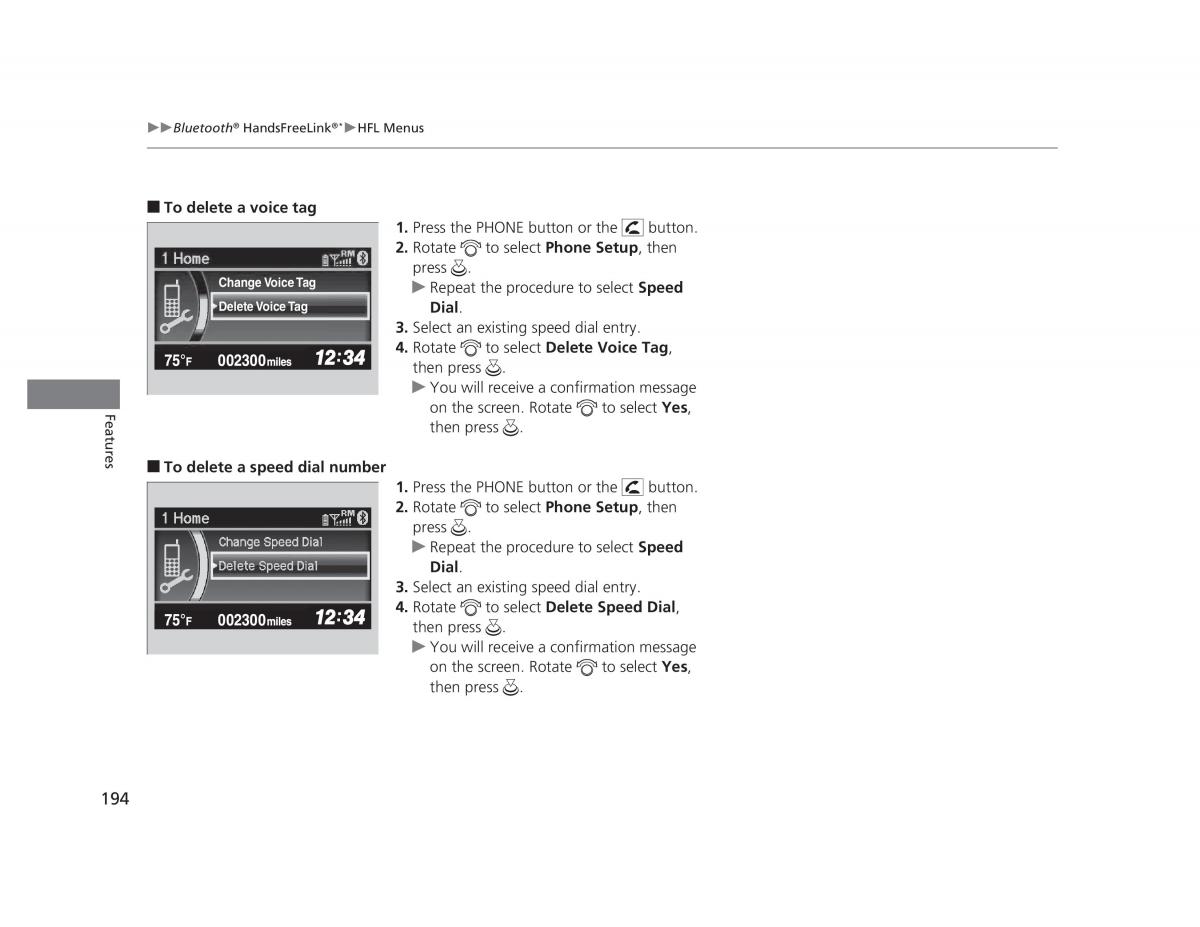 Honda Civic IX 9 owners manual / page 195