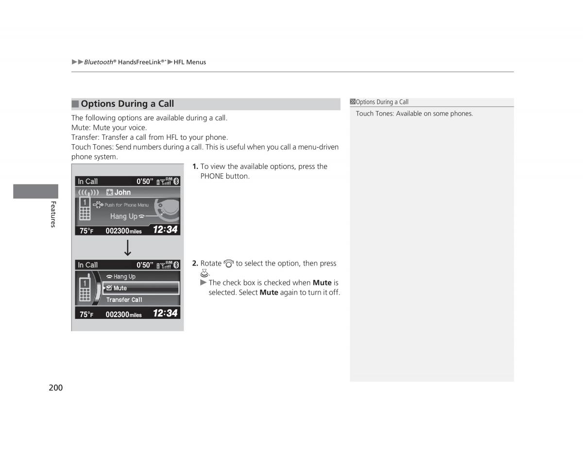 Honda Civic IX 9 owners manual / page 201