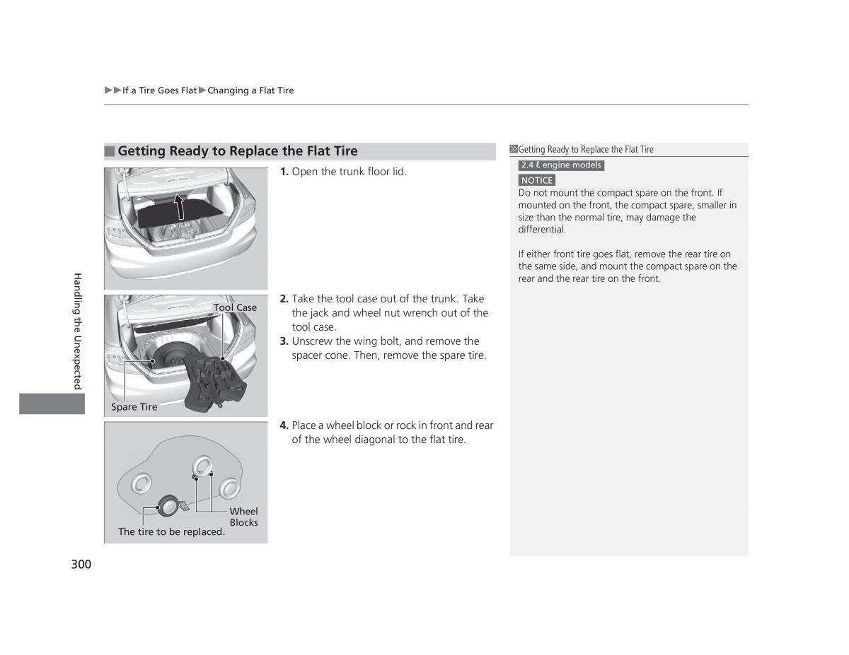 Honda Civic IX 9 owners manual / page 301