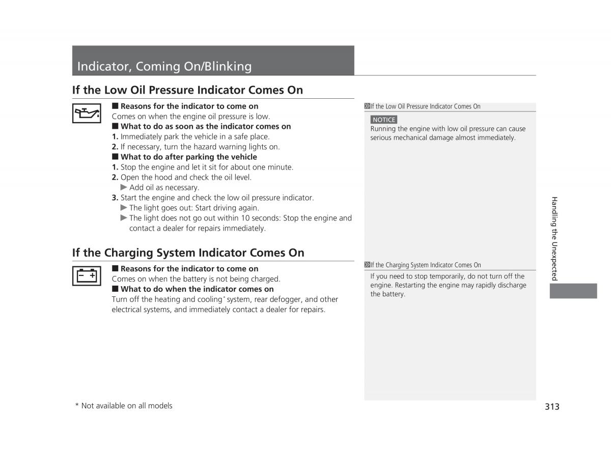 Honda Civic IX 9 owners manual / page 314