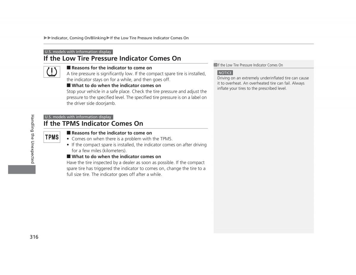 Honda Civic IX 9 owners manual / page 317