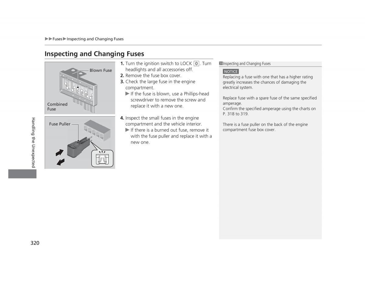 Honda Civic IX 9 owners manual / page 321