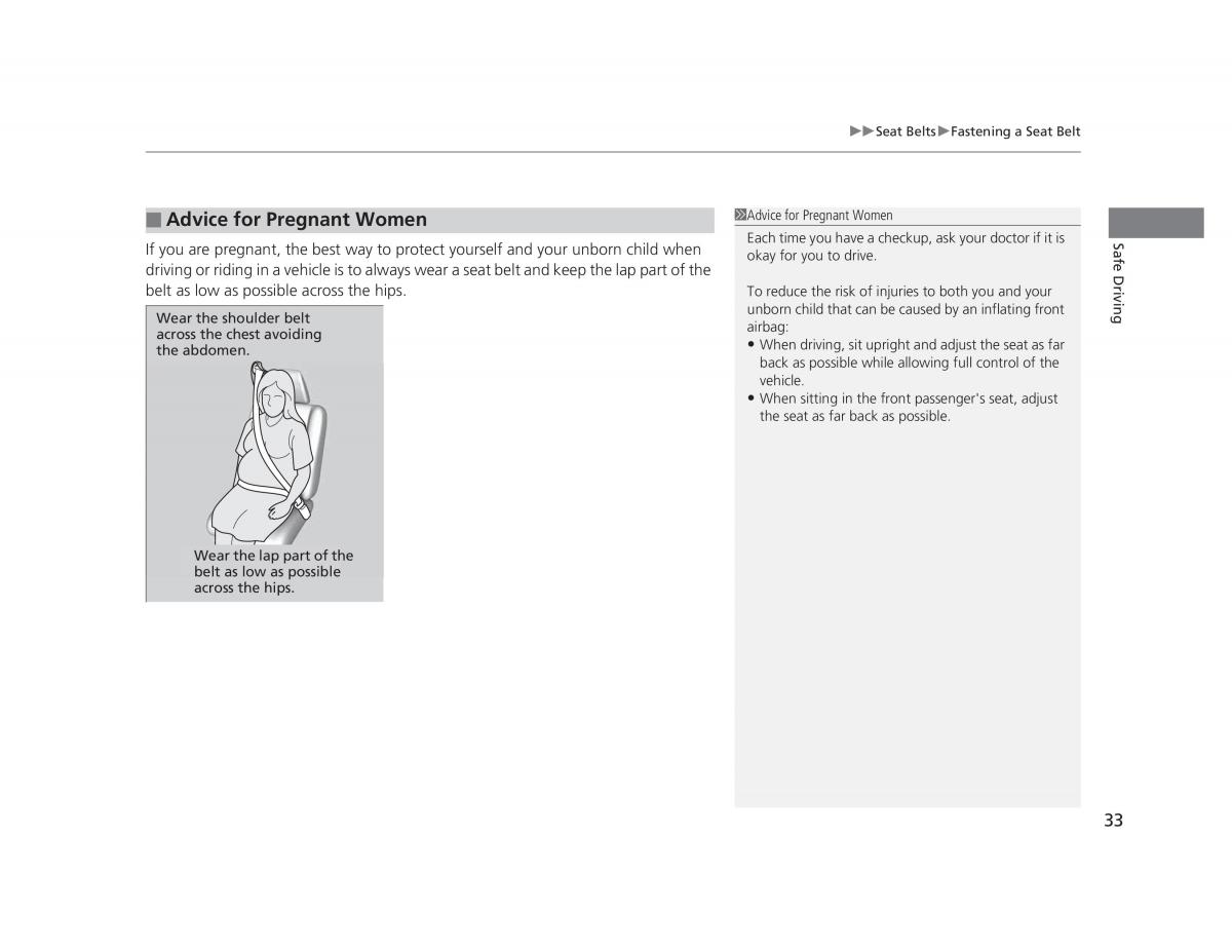 Honda Civic IX 9 owners manual / page 34