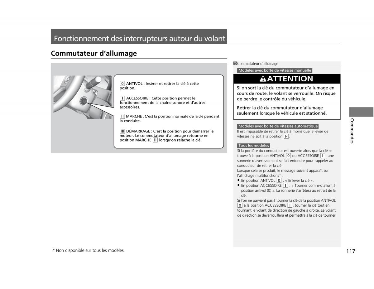 Honda Civic IX 9 manuel du proprietaire / page 118