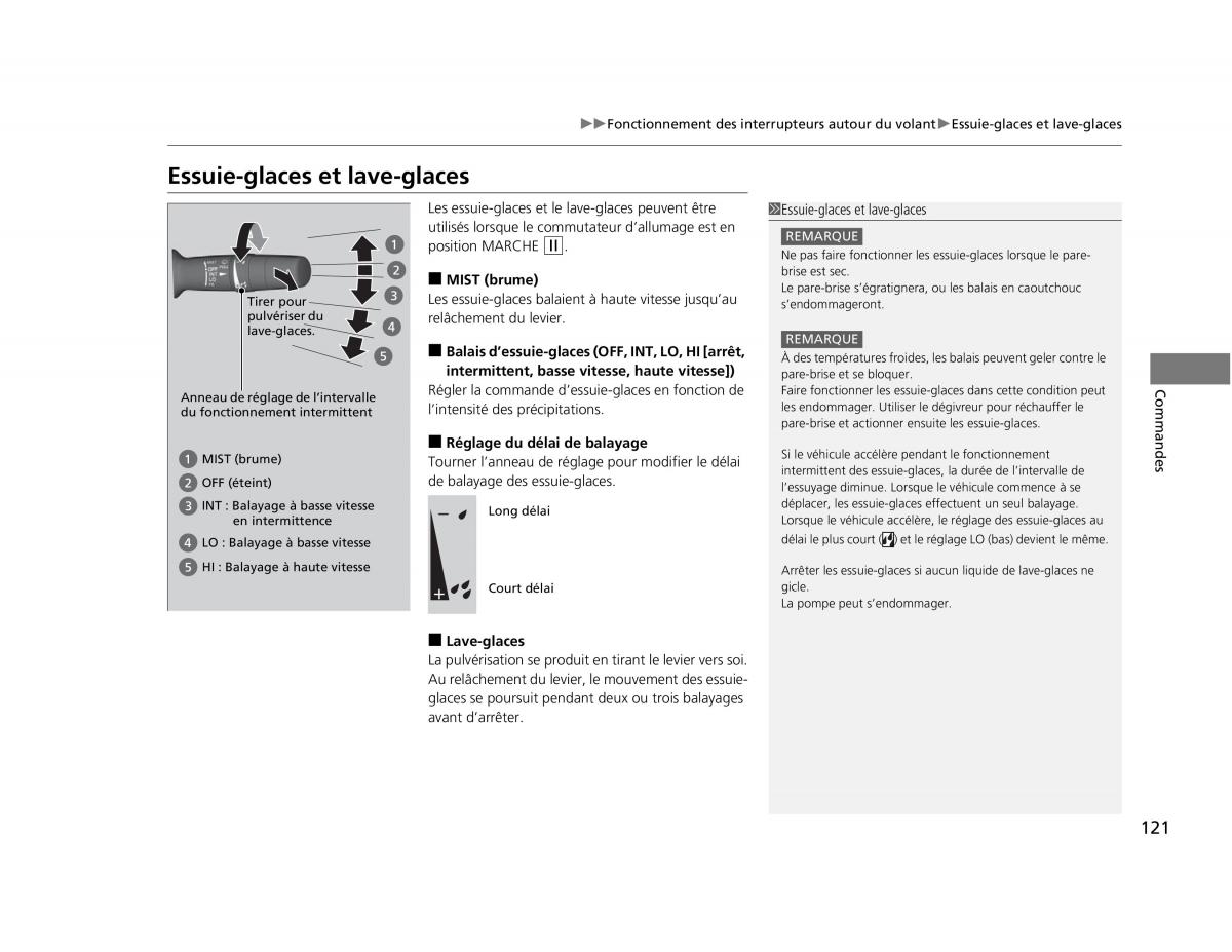 Honda Civic IX 9 manuel du proprietaire / page 122