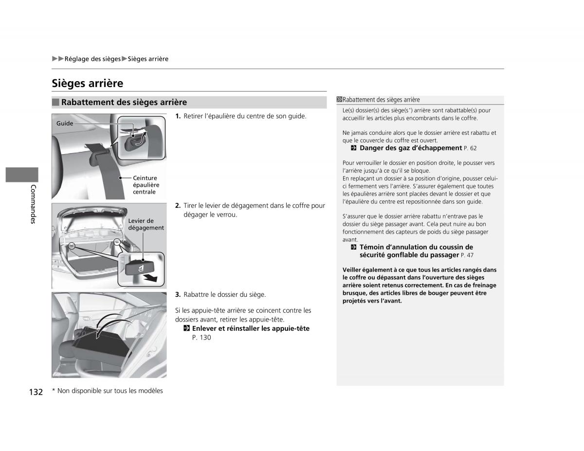 Honda Civic IX 9 manuel du proprietaire / page 133