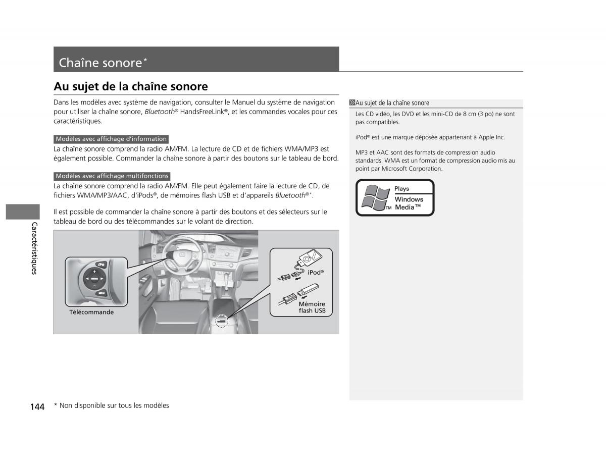 Honda Civic IX 9 manuel du proprietaire / page 145