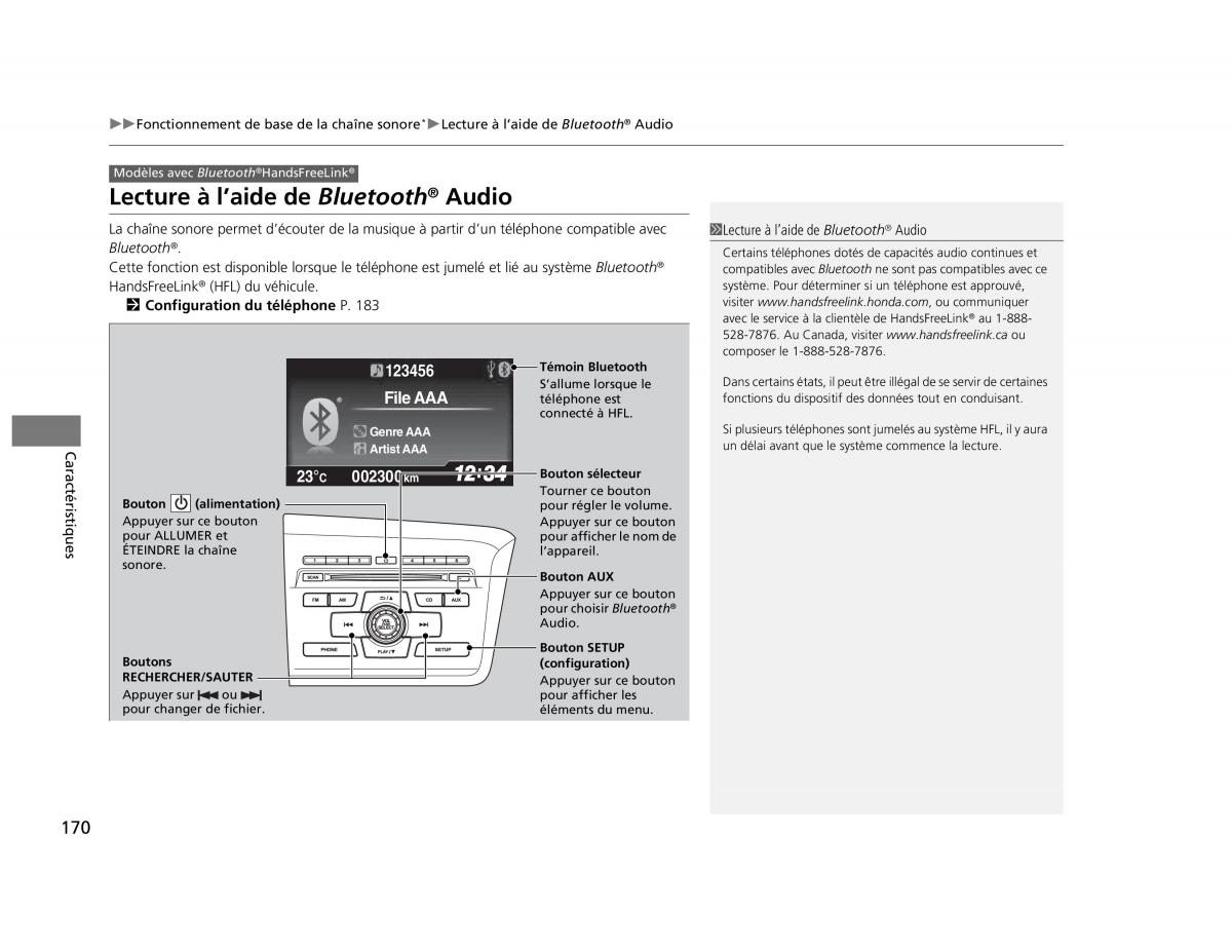 Honda Civic IX 9 manuel du proprietaire / page 171