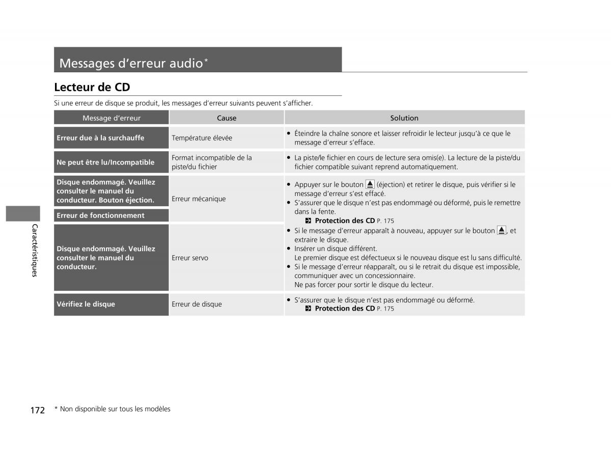 Honda Civic IX 9 manuel du proprietaire / page 173