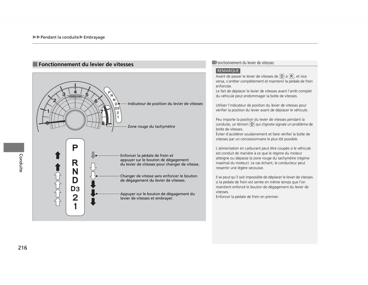 Honda Civic IX 9 manuel du proprietaire / page 217