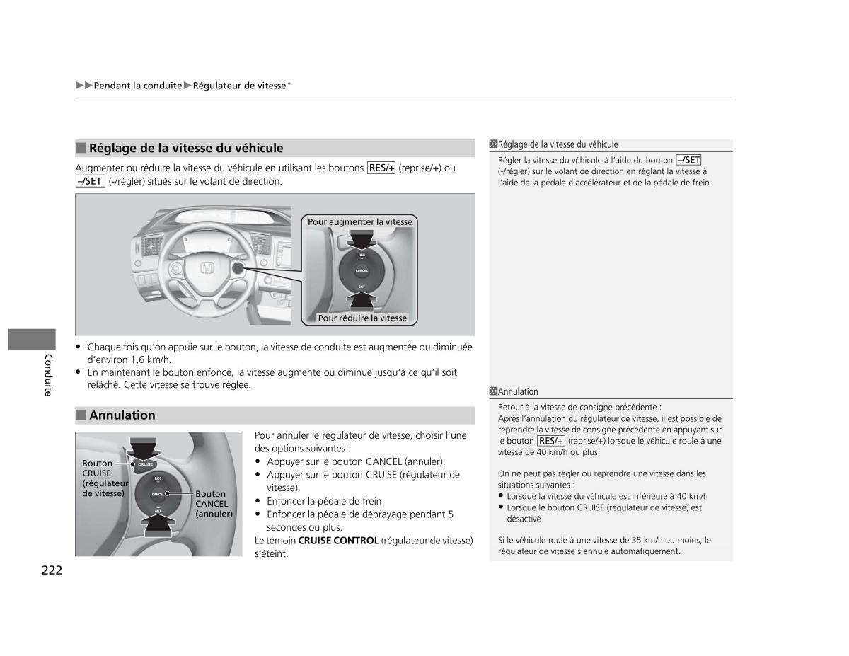 Honda Civic IX 9 manuel du proprietaire / page 223