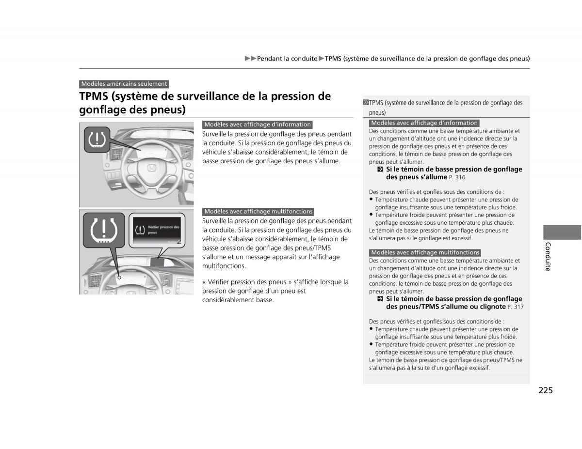 Honda Civic IX 9 manuel du proprietaire / page 226