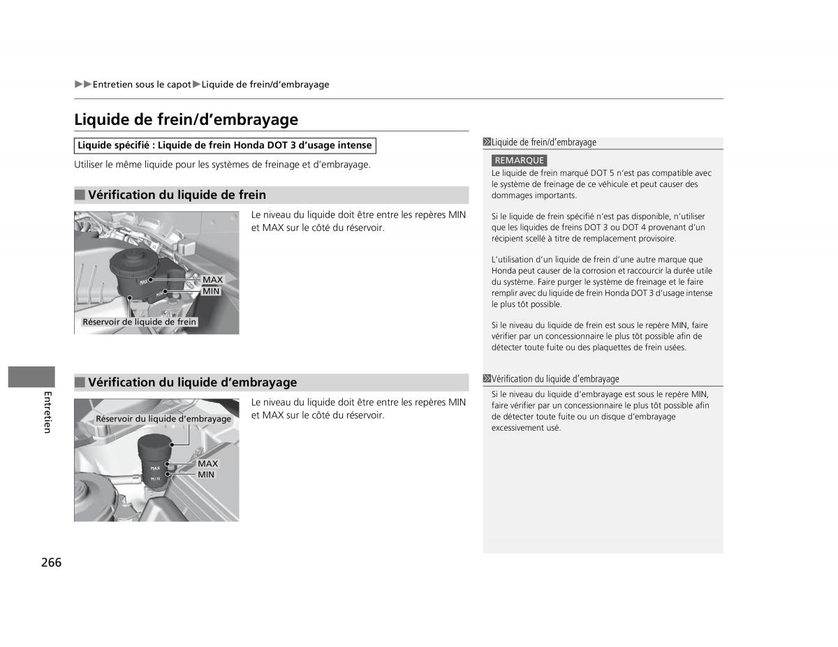 Honda Civic IX 9 manuel du proprietaire / page 267