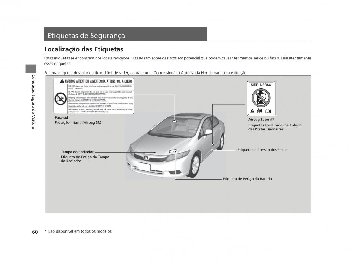 Honda Civic IX 9 manual del propietario / page 64