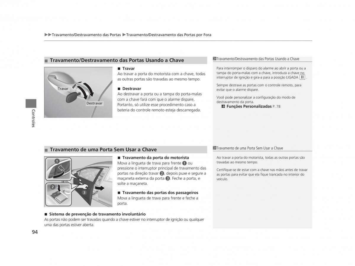 Honda Civic IX 9 manual del propietario / page 98