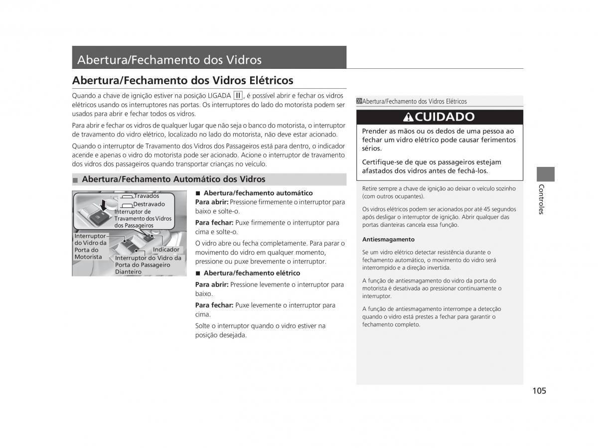 Honda Civic IX 9 manual del propietario / page 109