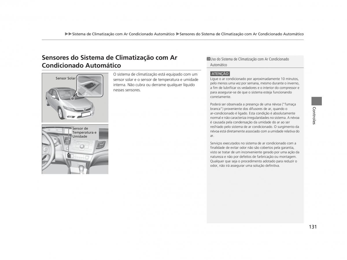 Honda Civic IX 9 manual del propietario / page 135