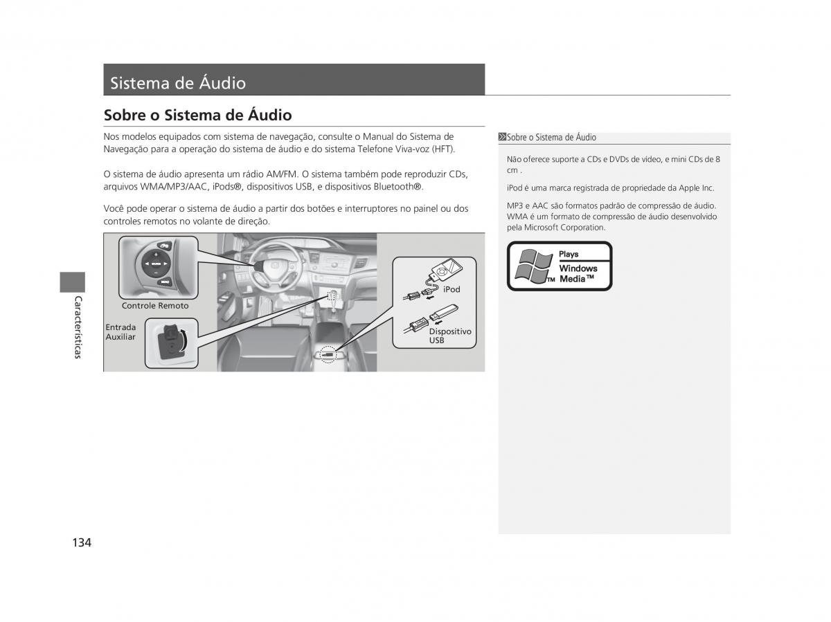 Honda Civic IX 9 manual del propietario / page 138