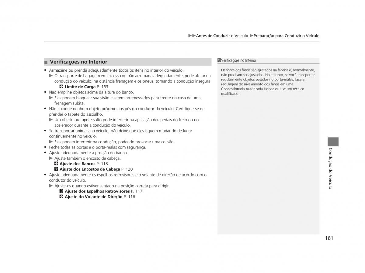 Honda Civic IX 9 manual del propietario / page 165