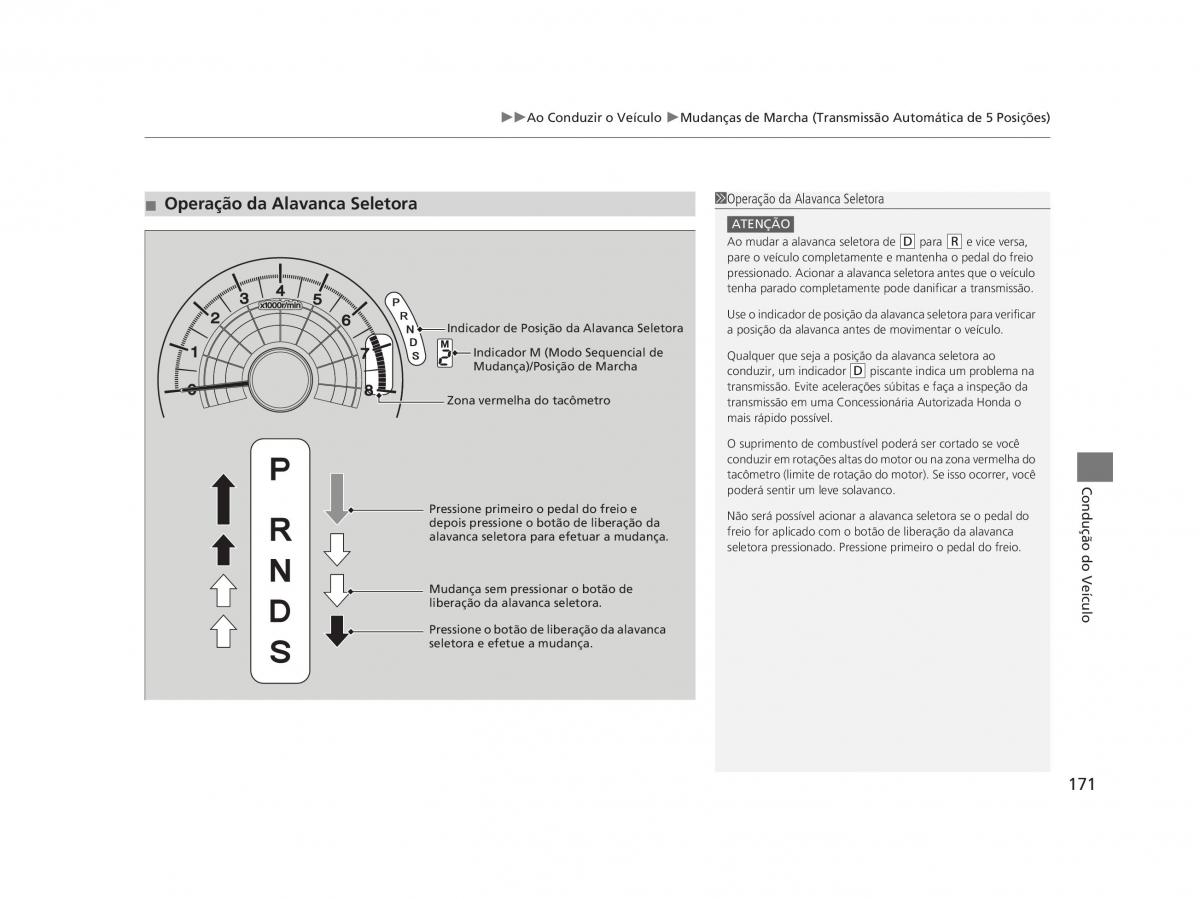 Honda Civic IX 9 manual del propietario / page 175