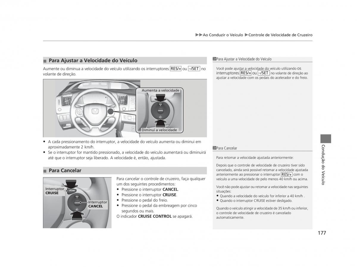 Honda Civic IX 9 manual del propietario / page 181