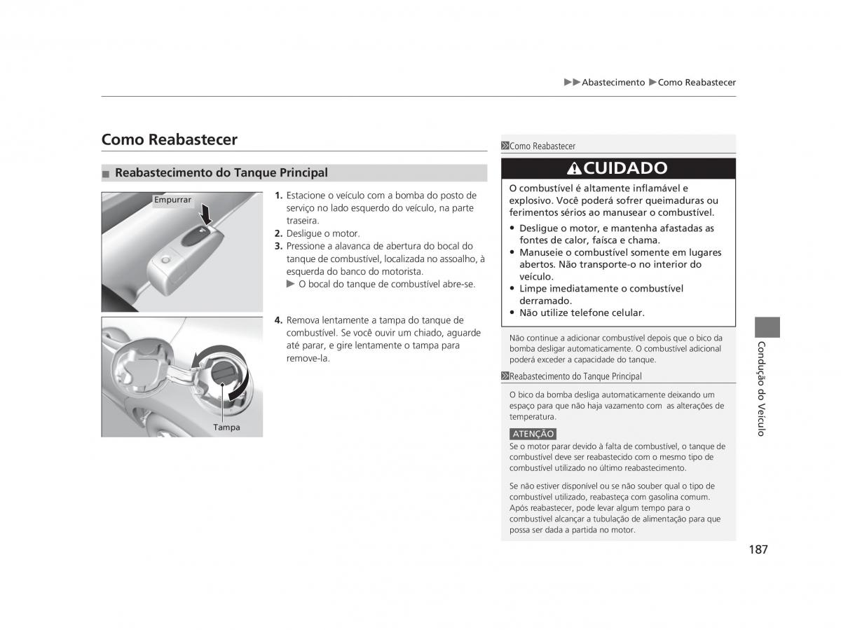 Honda Civic IX 9 manual del propietario / page 191