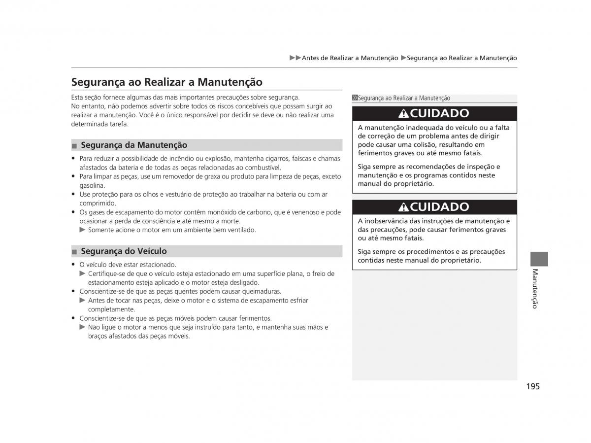 Honda Civic IX 9 manual del propietario / page 199